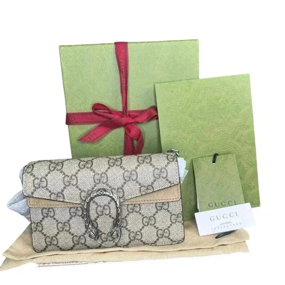 Gucci Dionysus perfect Christmas present GG Mini Crossbody Supreme Super Mini. - Picture 2 of 16